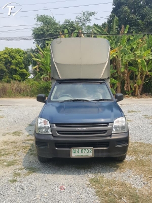 มือเดียว ดีแม็ก ปี2004 (พร้อมหลังคา) พวงมาลัยทัมดา สีมีรอยบ้างตามสภาพ