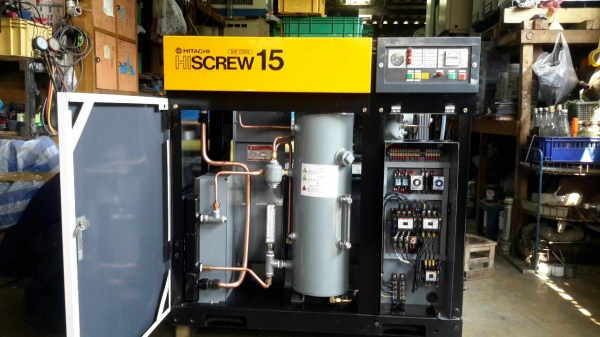 ขาย  AIR COMPRESSOR HITACHI : OSP-15 E 5 A " 20 HP "