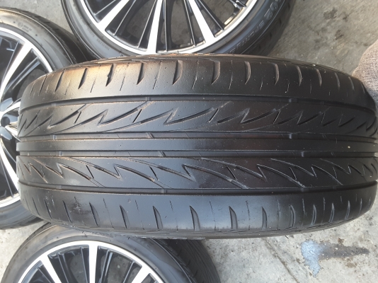 ล้อขอบ 17 4รู 100 พร้อมยาง bridgestone 205 45 17 ปี 14 ชุดล่ะ 8500