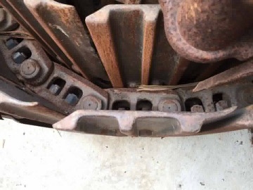 โซ่พร้อมใบเก่านอกญี่ปุ่น HITACHI EX200-3-5 โซ่พร้อมใบเก่านอกญี่ปุ่น HITACHI EX200-3-5