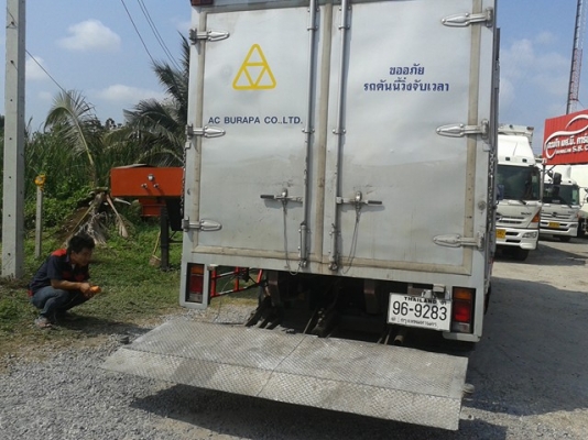 ขายรถ ISUZU NQR ปี05 เครื่อง150แรงม้าตู้แห้ง4บานยาว 5.50เมตร มีลิฟท์ท้าย