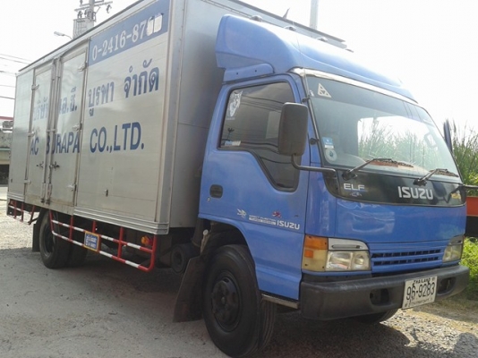 ขายรถ ISUZU NQR ปี05 เครื่อง150แรงม้าตู้แห้ง4บานยาว 5.50เมตร มีลิฟท์ท้าย