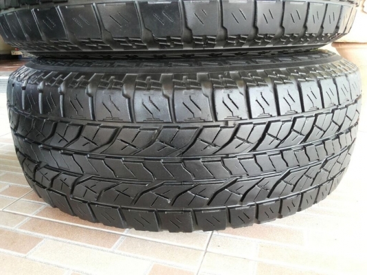 ล้อลาย bradley ขอบ16x8 พร้อมยาง yokohama geolandar ats 265/70/16