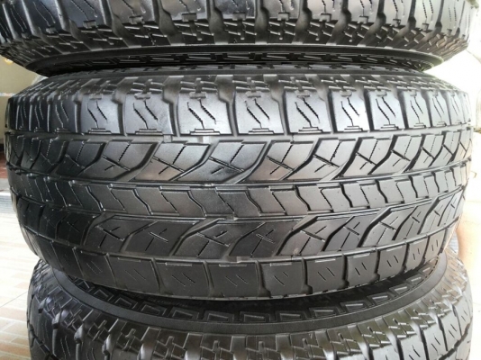 ล้อลาย bradley ขอบ16x8 พร้อมยาง yokohama geolandar ats 265/70/16