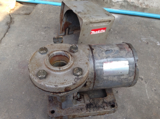 ขายปั้มน้ำหอยโข่ง Makita 1HP. 380V made in Japan ใบพัดสแตนเลสอย่างดี สภาพดี พร้อมใช้งาน