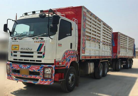 ขายรถบรรทุก 22 ล้อ พ่วงแม่ลูก-ดั๊มพ์ ยี่ห้อ ISUZU DEGA FXZ 360 แรงม้า ปี 2556  ( การันตีรถสวยจริงๆ  เจ้าของขายเอง )