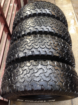 ยาง All BF goodrich 31 10.5 R15 ปี11 ดอกเต็ม พร้อมใช้งาน ราคาไม่แพง