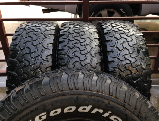 ยาง All BF goodrich 31 10.5 R15 ปี11 ดอกเต็ม พร้อมใช้งาน ราคาไม่แพง