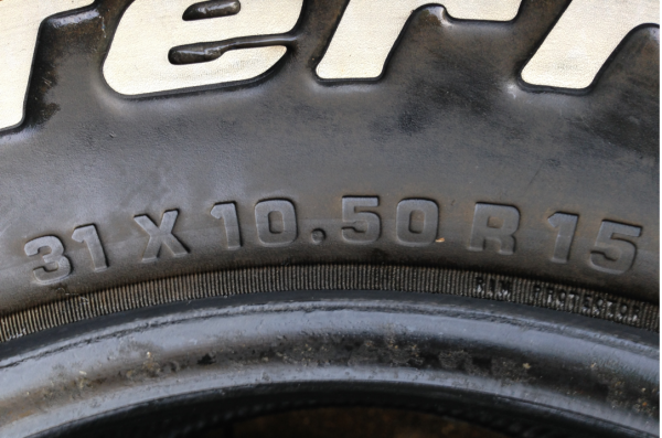 ยาง All BF goodrich 31 10.5 R15 ปี11 ดอกเต็ม พร้อมใช้งาน ราคาไม่แพง