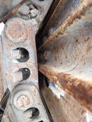 โซ่พร้อมใบเก่านอกญี่ปุ่น HITACHI EX120-3-5 ใบยาว 60 ซม เส้นละ 45,000 โซ่พร้อมใบเก่านอกญี่ปุ่น HITACHI EX120-3-5 ใบยาว 60 ซม เส้นละ 45,000