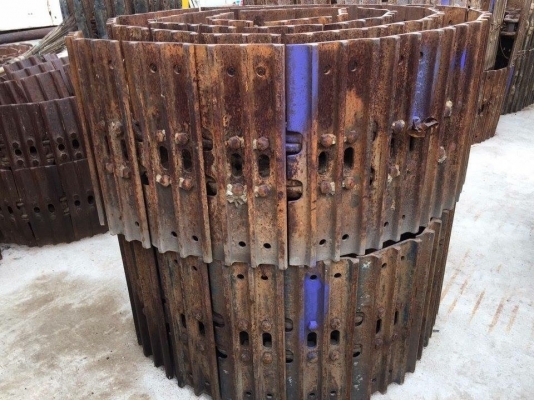 โซ่พร้อมใบเก่านอกญี่ปุ่น HITACHI EX120-3-5 ใบยาว 50 ซม โซ่พร้อมใบเก่านอกญี่ปุ่น HITACHI EX120-3-5 ใบยาว 50 ซม