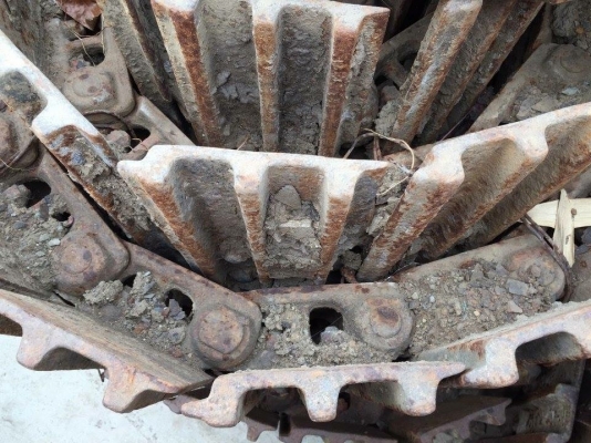 โซ่พร้อมใบเก่านอกญี่ปุ่น HITACHI EX60-3-5 ใบยาว 50 ซม โซ่พร้อมใบเก่านอกญี่ปุ่น HITACHI EX60-3-5 ใบยาว 50 ซม