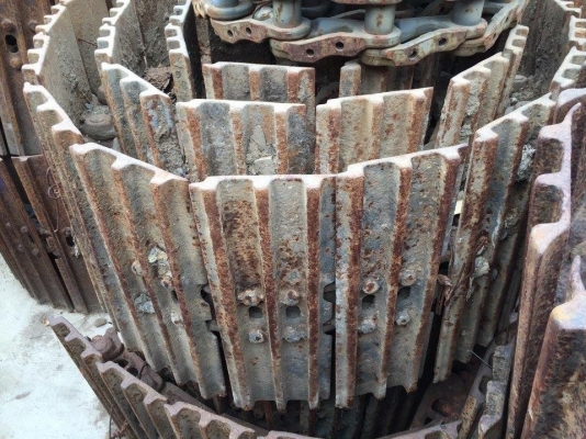 โซ่พร้อมใบเก่านอกญี่ปุ่น HITACHI EX60-3-5 ใบยาว 50 ซม โซ่พร้อมใบเก่านอกญี่ปุ่น HITACHI EX60-3-5 ใบยาว 50 ซม