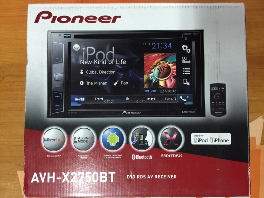 ขายวิทยุ PIONEER AVH-X2750BT จอ LED 6.2" สภาพ 90\% UP