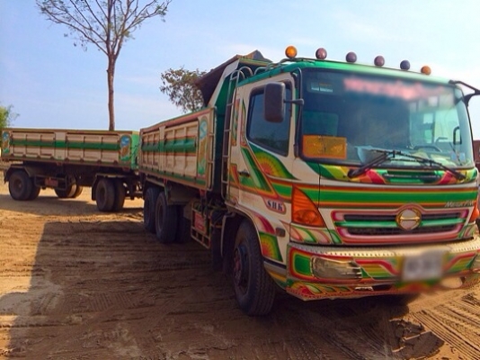 ขายด่วน รถสิบล้อสองเพลาดั้มพ์ พ่วงแม่-ลูก  HINO  MEGA 260 ปี 49  สภาพดีมาก  พร้อมใช้งาน  เอกสารพร้อม