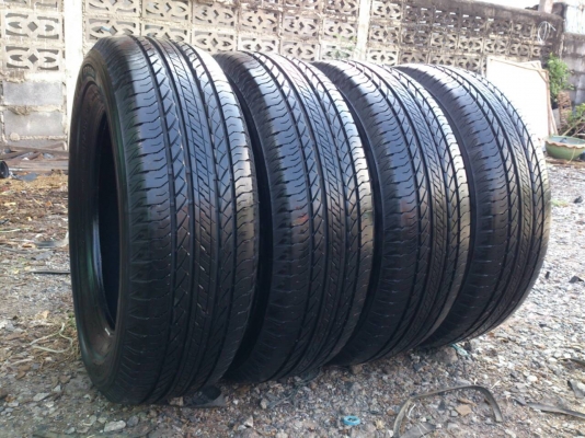 ขายยาง บริดสโตน อีโคเปีย 225/65R17 ยางสัปดาห์ที่29 ปี14 ดอกยางหนาเต็มสดนิ่มลึกเท่ากันไม่ร้าวไม่แตกลายสวยๆ จำนวน 1 ชุด