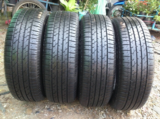 ขายยาง บริดสโตน 205/65R15  ยางสัปดาห์ที่36ปี14  ยางดอกเต็มสวยนิ่มลึกเท่ากัน จำนวน 1 ชุด
