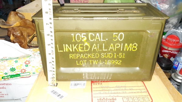 ขายลังใส่กระสุนปืนทหารงานเก่าเก็บROCK FORD Made in USA.ยุคสงคราม ขายลังใส่กระสุนปืนทหารงานเก่าเก็บROCK FORD Made in USA.ยุคสงคราม