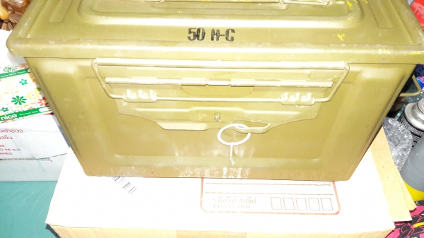 ขายลังใส่กระสุนปืนทหารงานเก่าเก็บROCK FORD Made in USA.ยุคสงคราม ขายลังใส่กระสุนปืนทหารงานเก่าเก็บROCK FORD Made in USA.ยุคสงคราม