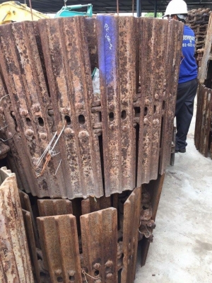 โซ่พร้อมใบเก่า komatsu pc120-1-3 ใบยาว 70 ซม เส้นละ 35,000