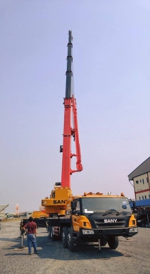ขายรถเครน SANY 60 ตัน รุ่น STC 600s มาใหม่ รุ่นนี้มี counterweight เพิ่มให้ด้วย