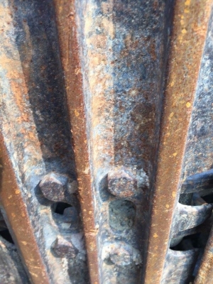 โซ่พร้อมใบเก่านอกญี่ปุ่น komatsu pc120-5-6 ใบยาว 50 ซม เส้นละ 50,000