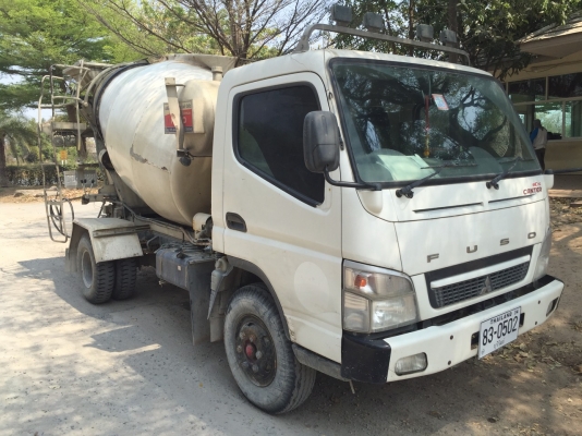 ขาย 990,000รถหกล้อโม่ปูน 4 คิว MITSUBISHI  FUSO 150 แรง EURO 3 ปี 56รถสวยพร้อมใช้เอกสารพร้อมโอน 090-772-3710 090-772-3708
