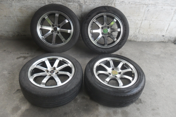 ล้อแม็ก15นิ้ว4รู100 พร้อมยาง สวยๆ 4 ล้อ ราคา 5900 บาท