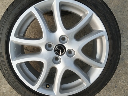 ขายล้อแม็กซ์ Mazda 2 TOP16 ยาง195/45/16 ปี 12 4 ล้อ