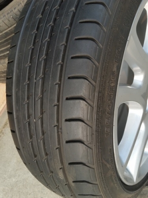 ขายล้อแม็กซ์ Mazda 2 TOP16 ยาง195/45/16 ปี 12 4 ล้อ