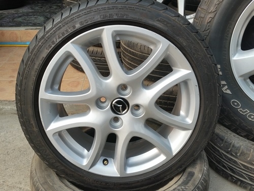 ขายล้อแม็กซ์ Mazda 2 TOP16 ยาง195/45/16 ปี 12 4 ล้อ