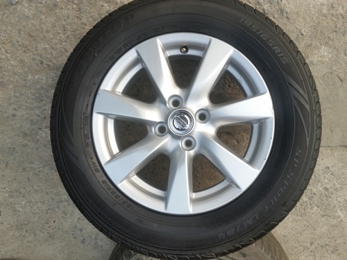 ขายล้อแม็กNISSAN ALMERA VL15 195/65/15 ปี 14 4 ล้อ