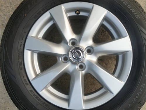 ขายล้อแม็กNISSAN ALMERA VL15 195/65/15 ปี 14 4 ล้อ