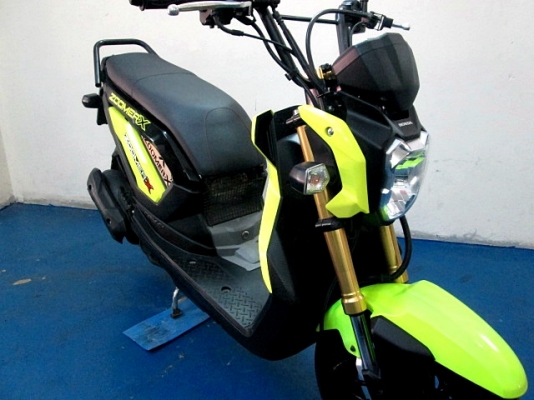 zoomer สีเหลืองตัวใหม่ ไมล์แดง สีสวยโดดเด่นเห็นไกล รถเดือน ตุลาคม ปี 57 ไมล์ 5 พันโล แถม 4รายการ 35900