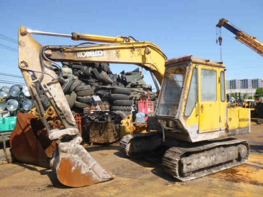 แบคโฮ KOBELCO K903A (PC60) สภาพดี บอดี้เดิมๆ เอกสารอินวอย **ขาย KOBELCO K903A แบคโฮขนาดเทียบเท่าPC60 สภาพดี ราคาเบา เอกสารอินวอย HYD.EXCAVATOR KOBELCO K903A (ซีเรียล)S/N.K-3xxx (PC60) เครื่องเดิม ISUZU 4BB1 ฝาขาว 4สูบ ปั้มเดิม เครื่อ