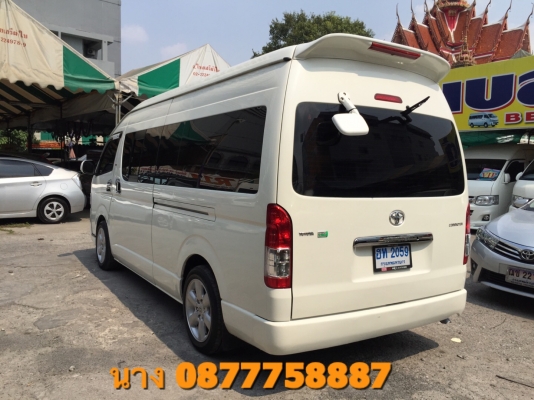 ขายรถตู้CNG2.7ปี10เกียMT สีขาว แต่งวีไอพีเบาะสามแถวคร้า