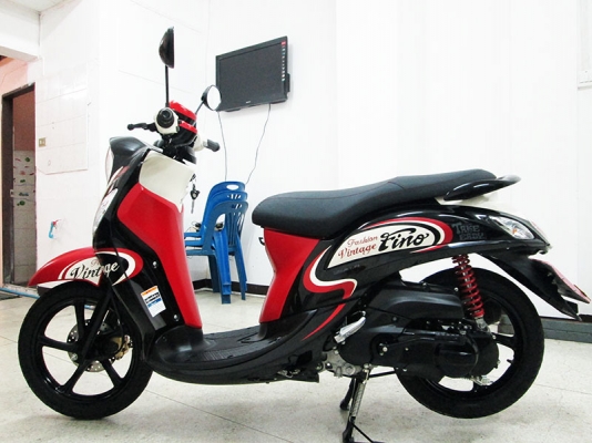 (โอนฟรี) ขาย New Fino Fi ตัว TOP ล้อแม็ค ปี 2015 ไมล์แท้ 2403 กม รถผู้หญิงใช้ เครื่องหัวฉีดประหยัดน้ำมัน  สภาพสวยเดิมๆ มีกุญแจ้รีโมท+กุญแจสำรอง สีดำ แดง ขาว จด 17 กันยายน 2558 ราคา 35900 บาท