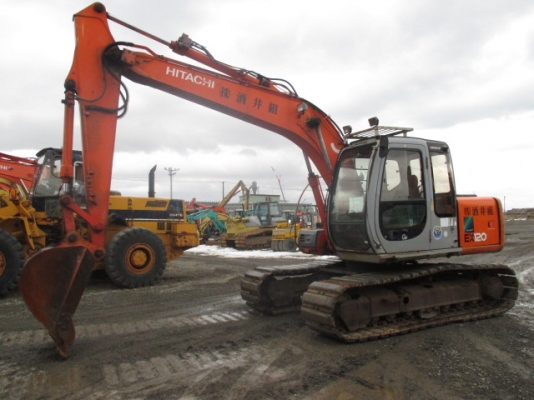 ***ขาย Hitachi EX120-5 สภาพสวยราคาถูก จากญี่ปุ่นแท้100\% ทำงานเพียง 4,047ชม. โทร 081-1463244(เจ๊สุ)***