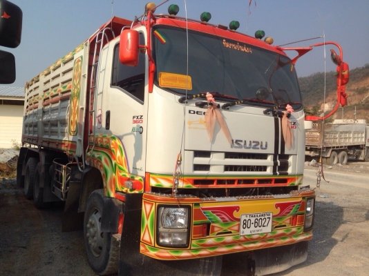 ขายดาวน์  รถสิบล้อสองเพลาดั้มพ์ ตัวแม่อย่างเดียว  ISUZU  DECA 360  ปี 56  วิ่ง 113000  กิโล  สภาพดีมาก  พร้อมใช้งาน