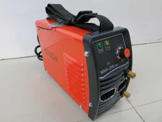 เครื่องเชื่อมอินเวอร์เตอร์ 200 A ยี่ห้อ Bonchi รุ่น MMA-200 ของใหม่ ตัวเล็ก เบา ยกง่าย สะพายได้