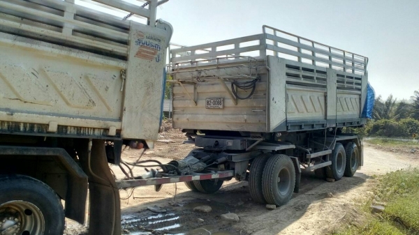 ขายหางพ่วงดัมพ์สามมิตร 3 เพลาปี 2554 ราคา 600000