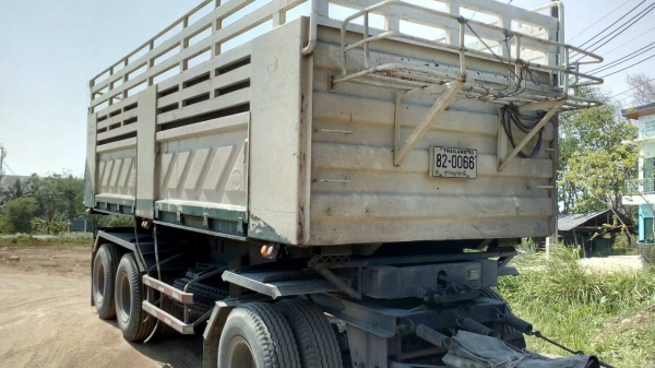 ขายหางพ่วงดัมพ์สามมิตร 3 เพลาปี 2554 ราคา 600000