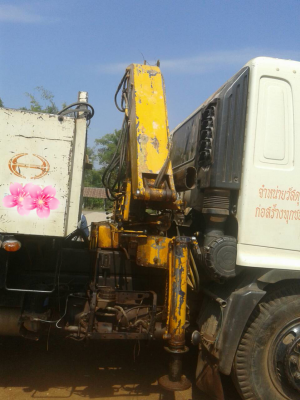 ขายรถบรรทุก 6 ล้อดัมพ์ติดเงียบ 3 ตัน HINO FG8J 220 แแรงม้า ดัมพ์สามมิตรยาว 5.20 เมตรไมล์ 90000 กม.ราคา 950000