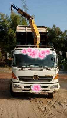 ขายรถบรรทุก 6 ล้อดัมพ์ติดเงียบ 3 ตัน HINO FG8J 220 แแรงม้า ดัมพ์สามมิตรยาว 5.20 เมตรไมล์ 90000 กม.ราคา 950000