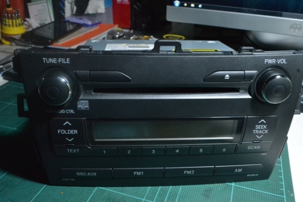 วิทยุAM/FM MP3 (MPEG 3) WMA ถอดออกจากToyota Altis dual vvti 2011