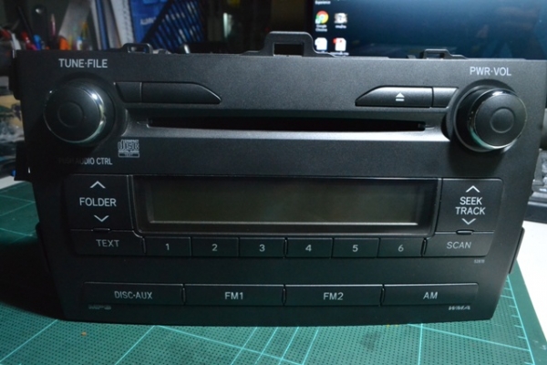 วิทยุAM/FM MP3 (MPEG 3) WMA ถอดออกจากToyota Altis dual vvti 2011