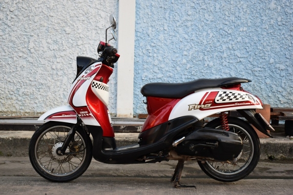 Fino 2012 เกแยก ท่ออาร์ม รถบ้านแท้ วิ่งน้อย เครื่องเดิม ชุดสีสวย