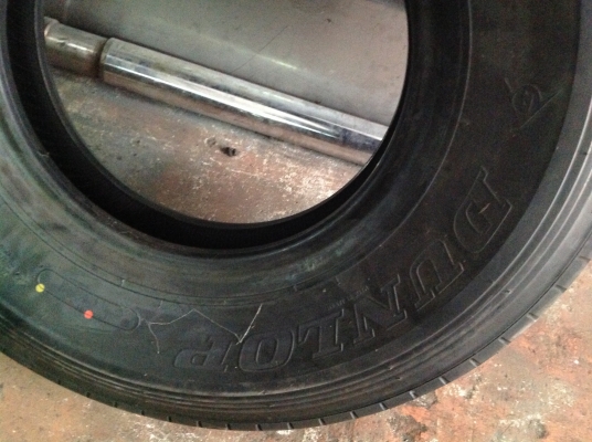 ยางรถบรรทุกยี้ห้อดันลอป ยาง1000 ยางใหม่เมคอินเจแปน