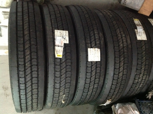 ยางรถบรรทุกยี้ห้อดันลอป ยาง1000 ยางใหม่เมคอินเจแปน