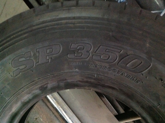 ยางรถบรรทุกยี้ห้อดันลอป ยาง1000 ยางใหม่เมคอินเจแปน